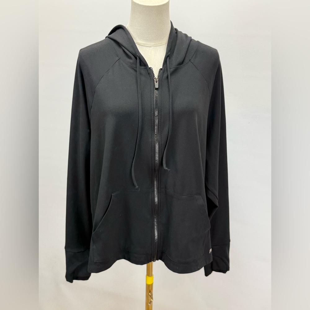 FABLETICS Women's Black full zip Cloud jersey kni… - image 10